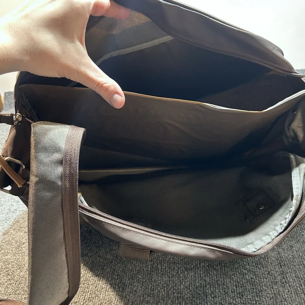 NWT Phat Farm ATMAN Spirit of Man Duffle Bag Brown Vintage Deadstock GWP Rare